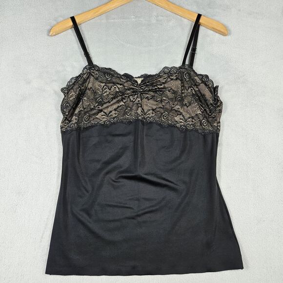 Soma Intimates Cami Womens XL Shapewear Lace Mesh Top Adjustable Straps Lingerie - Picture 1 of 14